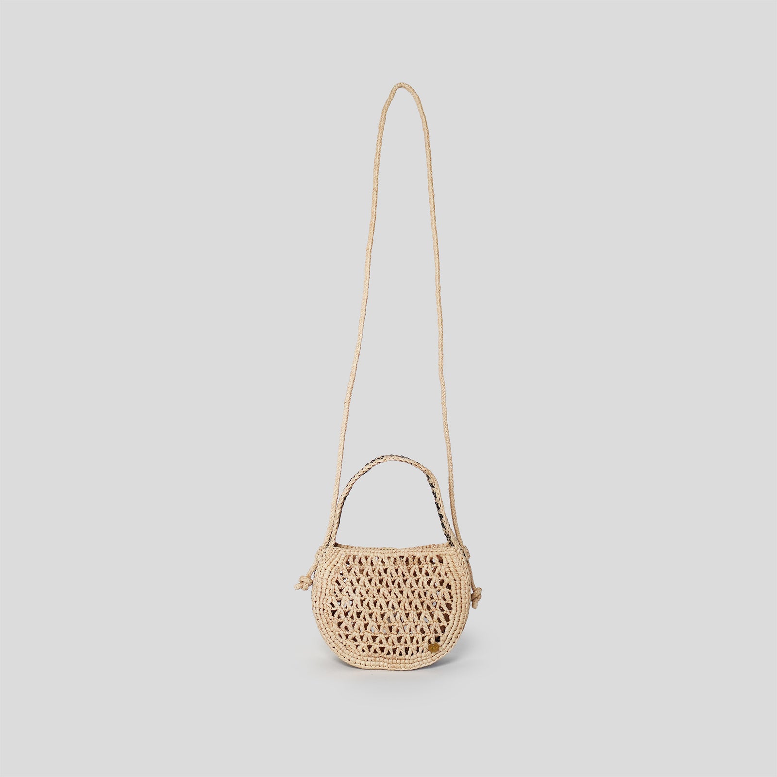 MAISON N.H PARIS -AURORE PETIT raffia tote bag