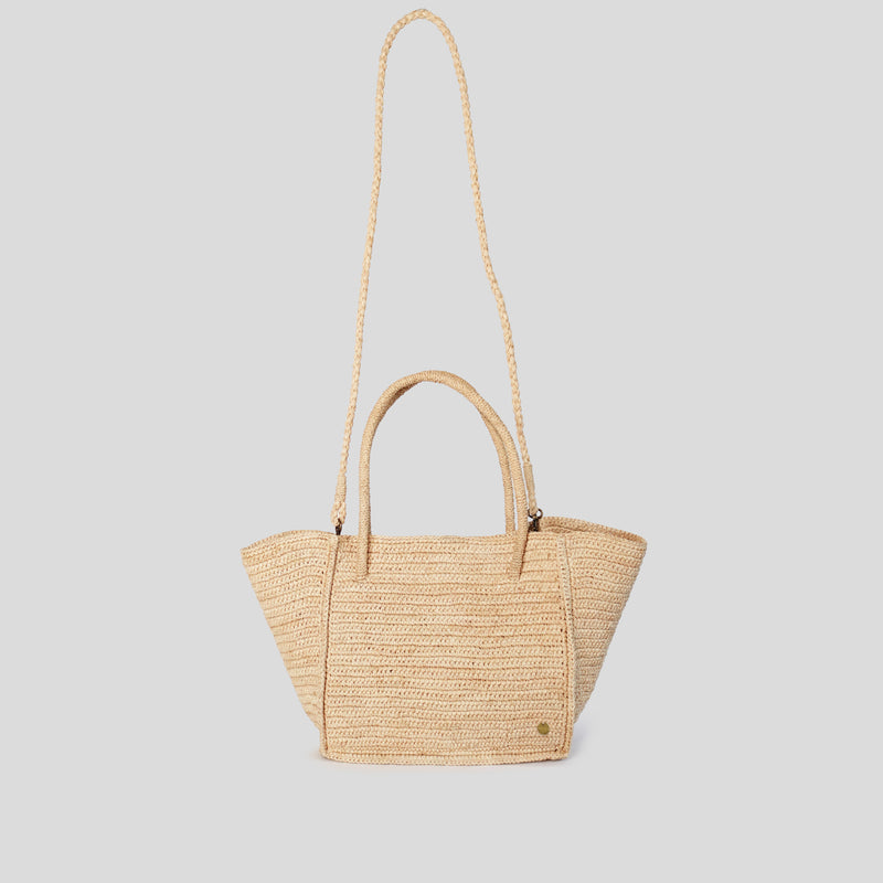 MAISON N.H PARIS - AVRIL PETIT raffia tote bag
