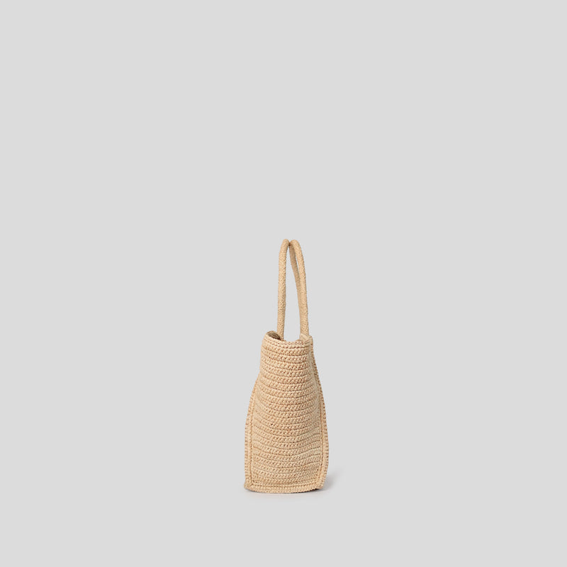 MAISON N.H PARIS - AVRIL PETIT raffia tote bag