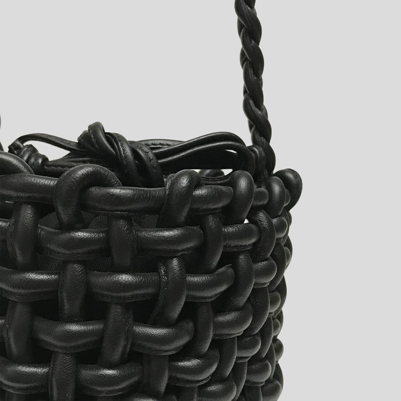 Close-up photo of Bombolin leather bag