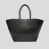 Janvier leather bag in Black Maison N.H Paris