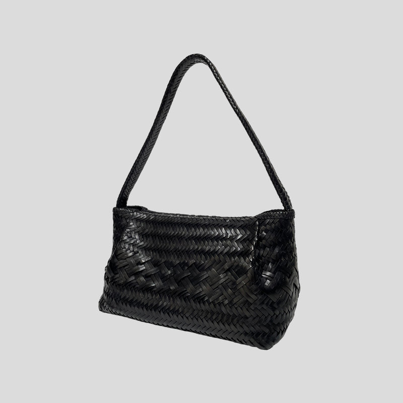 LUCIE CUIR Leather Black Bag MAISON N.H Paris