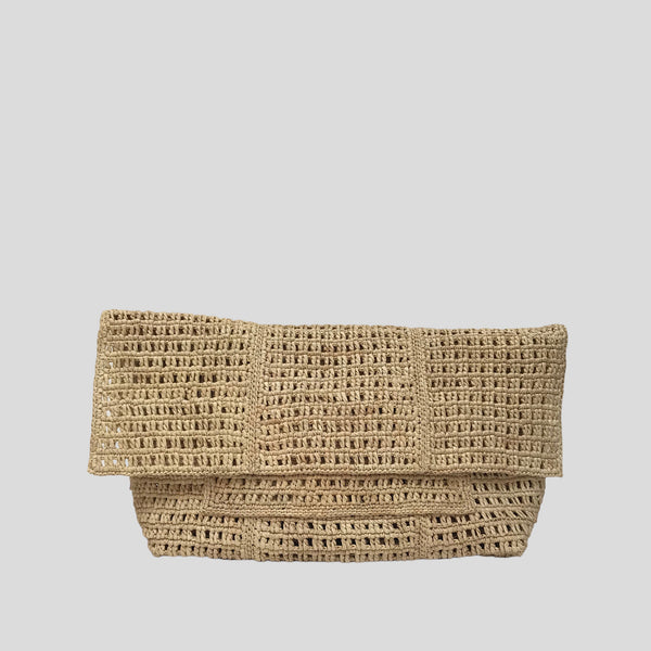 Big clutch bag naturel colour