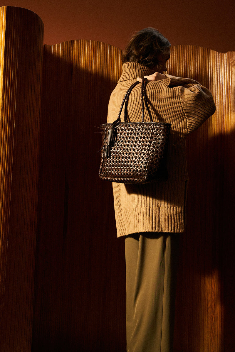 annabelle leather backpack MAISON N.H PARIS