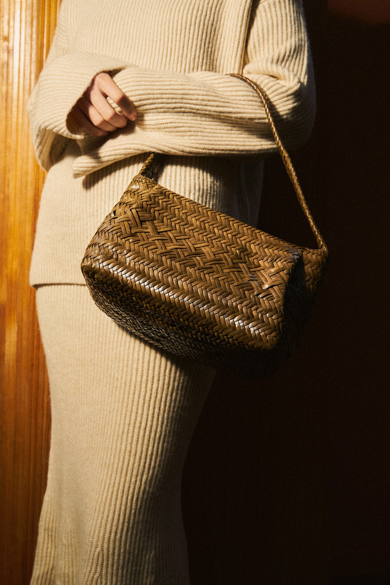 MAISON N.H PARIS [メゾンエヌアッシュパリ] - LUCIE CUIR Leather Bag