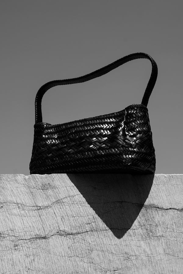 LUCIE CUIR Leather Black Bag MAISON N.H Paris