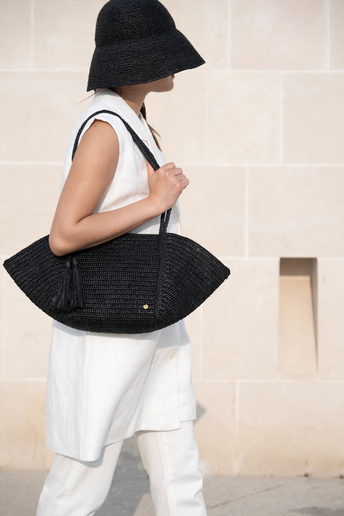 オシャレ✳︎MAISON N.H PARIS巾着バッグ　RAF JUDITH MAISON N.H PARIS
