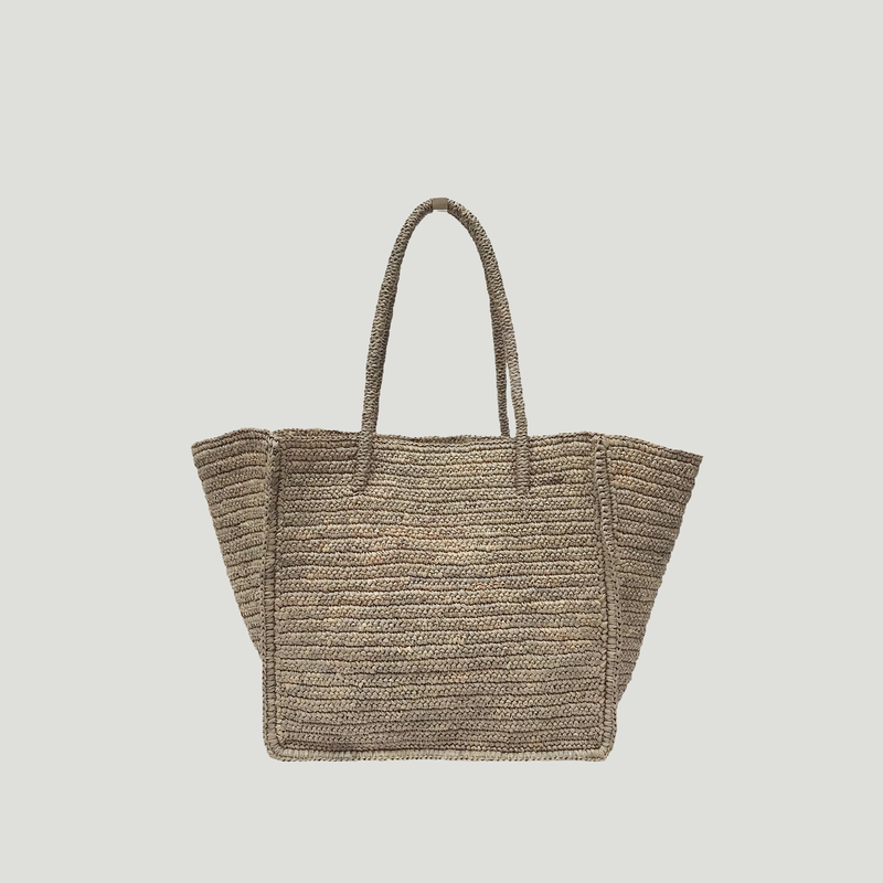 MAISON N.H PARIS [メゾンエヌアッシュパリ] - Avril raffia tote bag