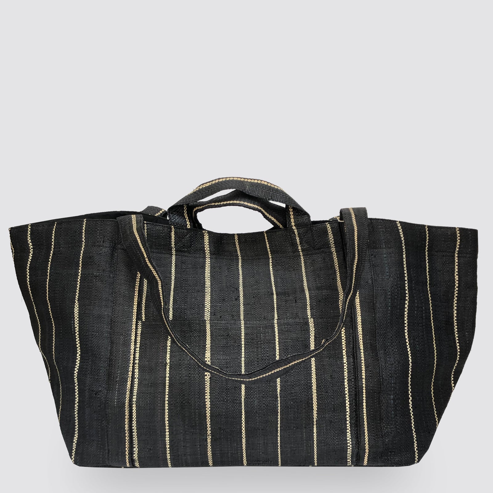 MAISON N.H PARIS [メゾンエヌアッシュパリ] - Shopping Pencil Stripe bag